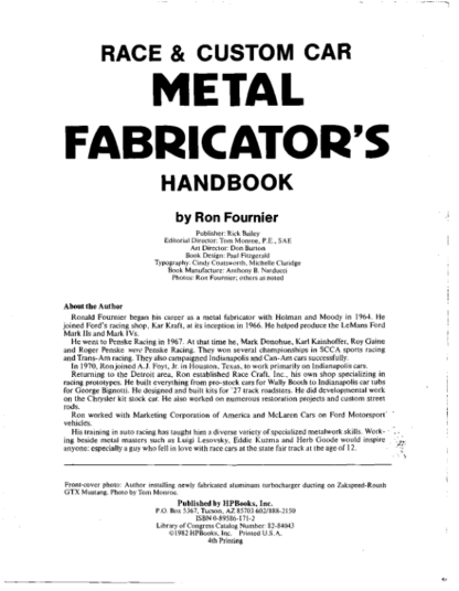 Race & Custom Car Metal Fabricators - Ron Fournier - Image 2