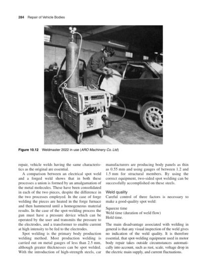 Repair Of Vehicle Bodies - Fifth Edition - A. Robinson - Image 7