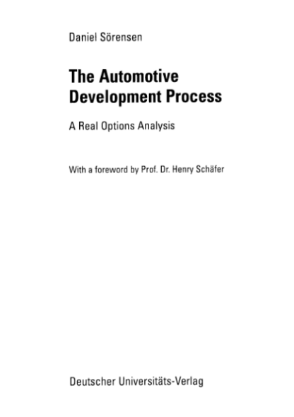 The Automotive Development Process - Daniel Sorensen - Image 2