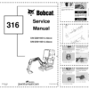 Bobcat 316 Excavator Service Manual