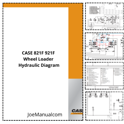 CASE 821F 921F Wheel Loader Hydraulic Diagram