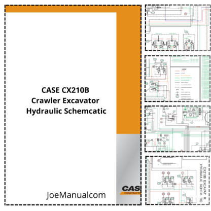 CASE CX210B Crawler Excavator Hydraulic Schemcatic