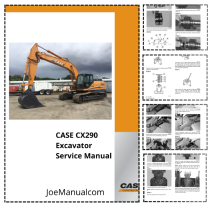 CASE CX290 Excavator Service Manual