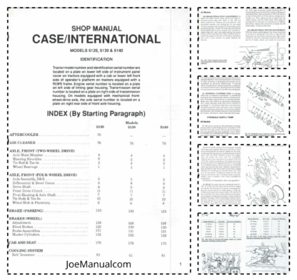 CASE IH 5120 5130 5140 Tractor Shop Manual