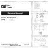 CAT DP70E Forklift Service Manual