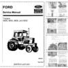 FORD 8000 9000 8600 9600 Tractor Service Manual