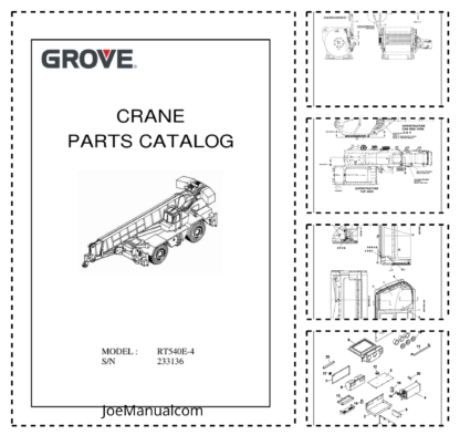 GROVE RT540E-4 Crane Parts Catalog