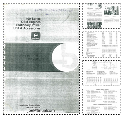 John Deere 400 Series Engine Service Manual