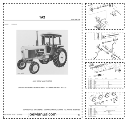 John Deere 4230 Tractor Parts Catalog