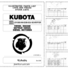 Kubota D1503-M-E3B Diesel Engine Parts Manual