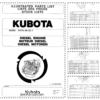 Kubota D1703-E2B-EU-X3-S Diesel Engine Parts Manual