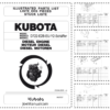Kubota D722-E2B-EU-Y2 Diesel Engine Parts Manual