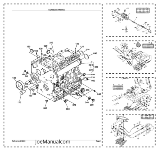 Kubota KX362 Diesel Engine Parts Manual