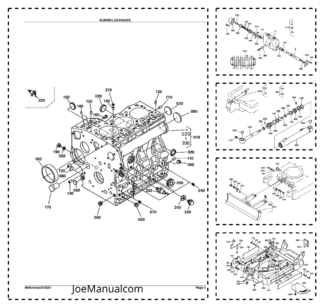 Kubota KX412 Diesel Engine Parts Manual