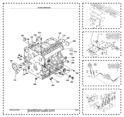 Kubota KX412SV Diesel Engine Parts Manual