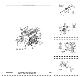 Kubota KX41H Diesel Engine Parts Manual