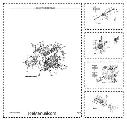 Kubota KX41H Diesel Engine Parts Manual