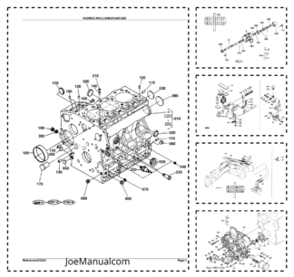 Kubota KX41HS Diesel Engine Parts Manual