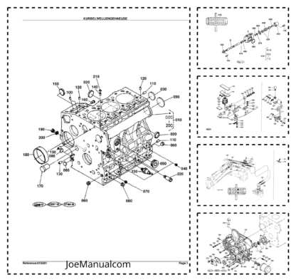 Kubota KX41HS Diesel Engine Parts Manual