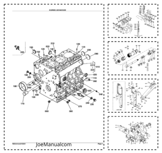 Kubota KX61-2 Diesel Engine Parts Manual