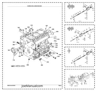 Kubota KX61H Diesel Engine Parts Manual