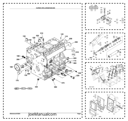 Kubota KX61H Nº50001,55000 Diesel Engine Parts Manual