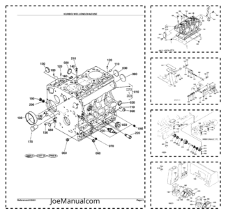 Kubota KX61HAB Diesel Engine Parts Manual