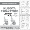 Kubota KX91-3 U35-3  Excavator Operators Manual