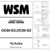 Kubota OC60-E2,OC95-E2 Diesel Engine Workshop Manual