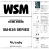 Kubota SM-E2B Diesel Engine Workshop Manual