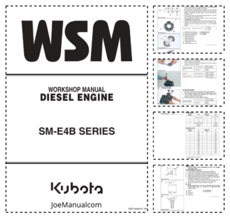 Kubota SM-E4B Diesel Engine Workshop Manual