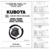 Kubota V2003-M-T-E2B-EU Diesel Engine Parts Manual