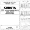 Kubota V3300-T-EBB-EC-STD3 Diesel Engine Parts Manual