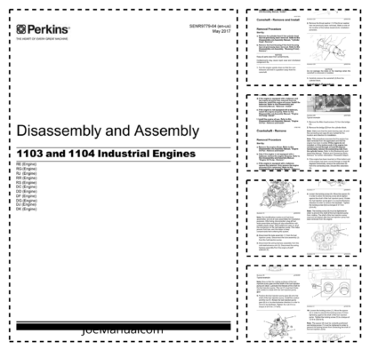 PERKINS 1103 and 1104 Disassembly and Assembly