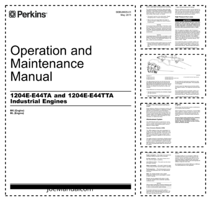 PERKINS 1204E Operation and Maintenance