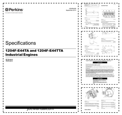 PERKINS 1204F Specifications