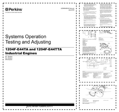 PERKINS 1204F Testing and Adjusting