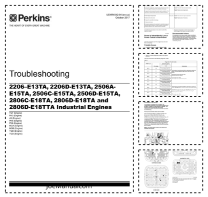 PERKINS 2206 2506A 2506D 2806C 2806D Troubleshooting