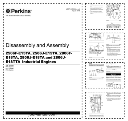 PERKINS 2506F 2506J 2806F 2806J 2806J Disassembly and Assembly