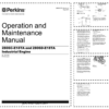 PERKINS 2806C and 2806D Operation and Maintenance