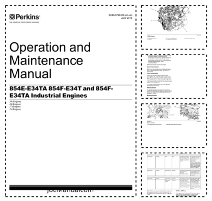 PERKINS 854F, 854E Operation and  Maintenance