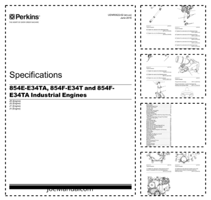 PERKINS 854F, 854E Specifications