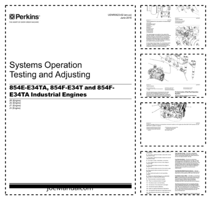 PERKINS 854F, 854E Testing and Adjusting