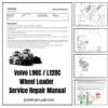 Volvo L90C 120C Wheel Loader Service Repair Manual