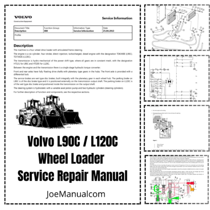 Volvo L90C 120C Wheel Loader Service Repair Manual