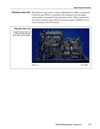 Toyota Hybrid System Overview - Image 5