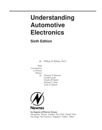 Understanding Automotive Electronics - William Ribbens 6ed - Image 2