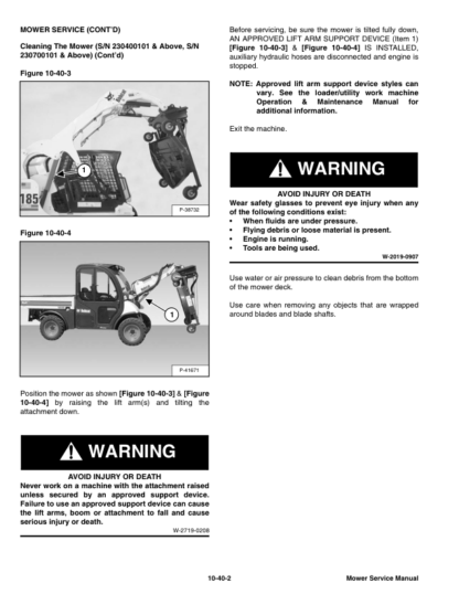 Bobcat 72 90 Finish Mower Service Manual - Image 11
