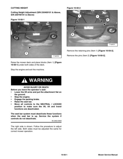 Bobcat 72 90 Finish Mower Service Manual - Image 12