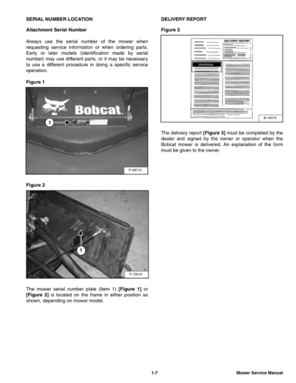 Bobcat 72 90 Finish Mower Service Manual - Image 5